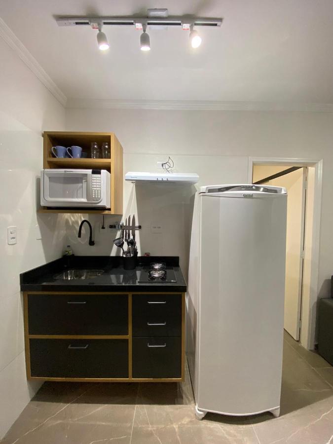 Flat - Acomoda Ate 4 Hospedes - Bairro Do Gonzaga - Santos Sp מראה חיצוני תמונה