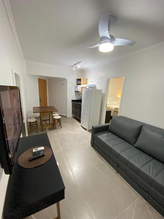 Flat - Acomoda Ate 4 Hospedes - Bairro Do Gonzaga - Santos Sp מראה חיצוני תמונה
